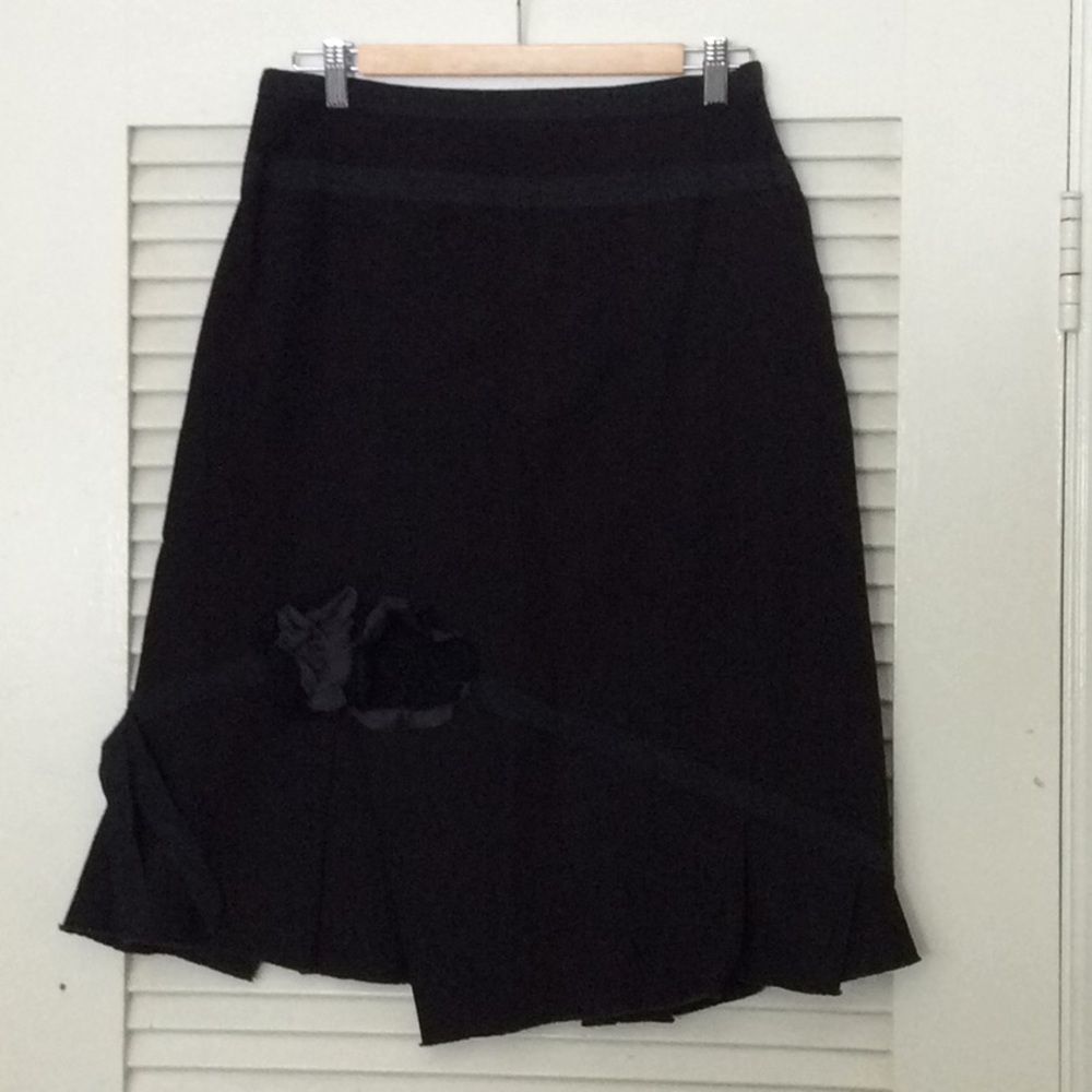 Neesh by D.A.R. Black Flower Skirt